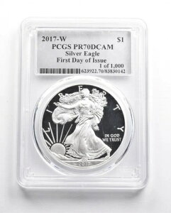 PR70 DCAM 2017-W �A�����J�� �V���o�[ �C�[�O�� FDOI PCGS *0758