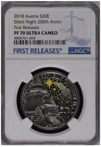 NGC PF70 FR 2018 I[XgA 200NLO 悵̖ NX}X 20E v[t