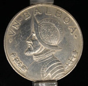 �p�i�} 1947 90% �V���o�[ 1 BALBOA REPVBLICA DE PANAMA LEY 0.900 GR 26.73�A���o�e�B