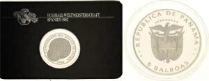 �p�i�} 5 �o���{�A 1982 AG �T�b�J�[���[���h�J�b�v �X�y�C�� �{�[���A�O���[�u Pf 83590