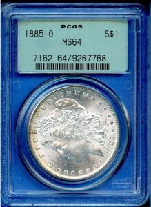 1885 O PCGS MS64 K 1h čǔs RC 1885-O MS-64 OGH