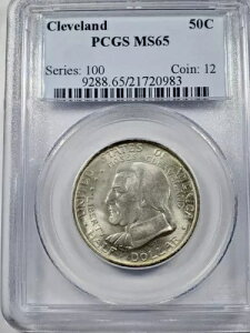 1936�N-P �N���[�u�����h �V���o�[ �n�[�t�h�� �L�O 50�Z���g PCGS MS 65 #2