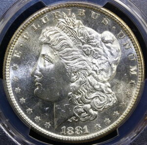 1881-S 1�h�� �����K����� PCGS MS64