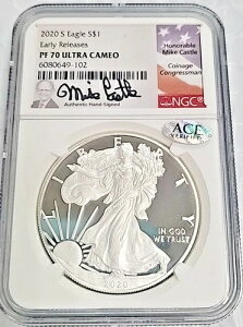 v[t 2020 S $1 Vo[C[O NGC PF70 UC LbX TC tbO A O255