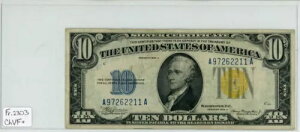 1934A 10�h���k�A�t���J��ݏؖ��� Fr2303 Choice VF+ ��� A97262211A