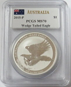 2015N P Vo[ I[XgA }[JeB TC $1 EFbWe[C[O 1IX PCGS MS 70