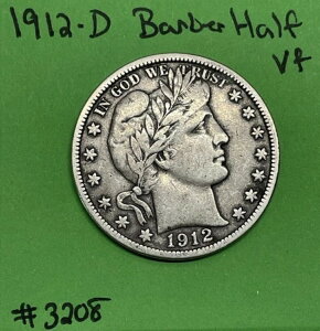 1912-D o[o[ / oeBwbh n[t_[ 50Zg VF ɗǍDȏ 90% Vo[