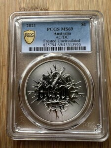 2021N I[XgA AC/DC 1h Vo[ tXebhRC PCGS MS69