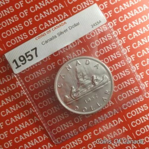 1957NJi_h1h - ʃRC - fGȃRCI #coinsofcanada