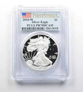 PR70 DCAM 2010-W �A�����J���V���o�[�C�[�O�� FS PCGS *0259