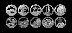 2012 + 2013 南アメリカ ザ ビューティフル ナショナル パークス シルバー ミント プルーフ セット