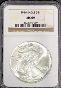 1986N 1h݃AJC[O MS 69 NGC # 3623996-069 + {[iX