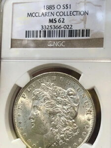 1885 O K NGC MS 62 }N[RNV