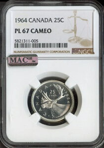 1964NJi_25Zg25C NGC PL67 JI MACi