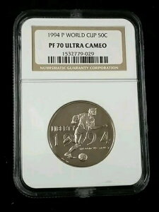 1994 P ���[���h�J�b�v 50C NGC PF70 �E���g���J���I �V���o�[�v���[�t �L�O�i #2004