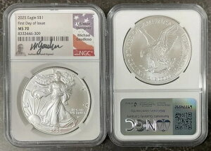 2025N AJ Vo[ C[O NGC MS-70 FDI KEfBI[\ TC