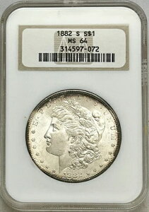 1882-S �����K����� NGC MS 64 �y���ϐF�����I�[���h�t�@�b�e�B�z���_�[