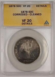 1878N AJ ȎȐ_ 50Zg ANACS VF-20 ڍוHς (1)