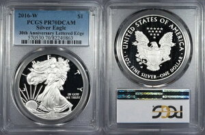 2016-W �v���[�t �V���o�[�C�[�O�� 30���N�L�O�B�G�b�W�ɕ�������BPCGS PR-70 DCAM #US103