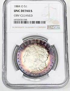 AJ 1884 O $1 K UNC ڍ NGC p[vg[jO