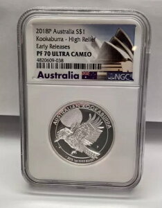 2018P I[XgA Vo[ $1 CJZ~ NGC PF70 UC ER