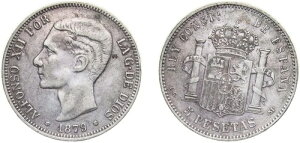 �X�y�C�� 1879 1890 PGM 5�y�Z�^ ��� 900 XF