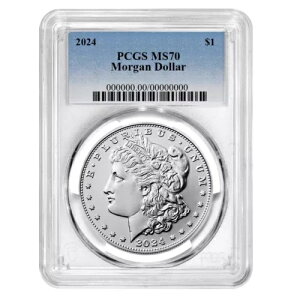 2024�N 1�h�� �����K����� PCGS MS70 �u���[���x��