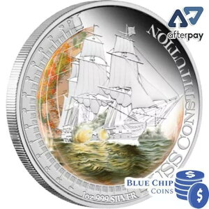 2012年 世界を変えた船 1ドル アメリカ憲法 1オンス 銀貨 プルーフコイン