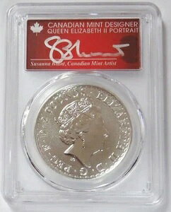 2022�N �V���o�[ �X�U���i�E�u�����g �T�C������ �C�M���X 2�|���h �u���^�j�A PCGS MS 70