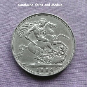 1894�N ���B�N�g���A���� �x�[�������Ԃ����� �⊥ - LVIII�G�b�W - �󏭃R�C��
