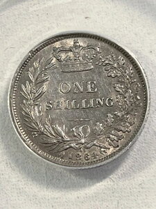 1864�N �C�M���X 1�V�����O��� ANACS Die 65�ɂ��O���[�h XF 45