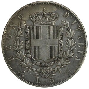 1874�N �C�^���A���� �X�N�[�h�E���� 5 ���B�b�g �G�}�k�G�[��2�� �~���m �V���o�[ MF131164