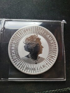 エリザベス2世(1952-2022)銀貨(オーストラリア).9999 銀 1オンス