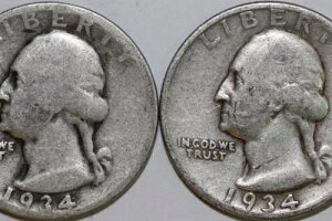 1934�N P �w�r�[���b�g�[ ���V���g�� 90% �V���o�[ �N�H�[�^�[ 2���Z�b�g (NUM4191)