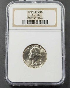 1954�N S 25C ���V���g���N�H�[�^�[��� NGC MS66 GEM ���X�g�T���t�����V�X�R�g�[��2