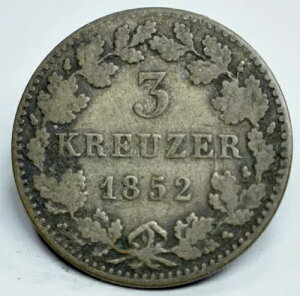 �o�C�G�������� 3�ǂ̏��m�� 1852�N ��� 0.333 �V���o�[ (282,000���̂�)