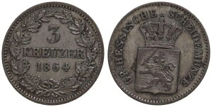 �Â��h�C�c - �w�b�Z�� �_�����V���^�b�g 3 �N���C�c�@�[ 1864 - �V���o�[�A1.23g�A? 17mm KM# 345