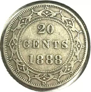 1888�N �j���[�t�@���h�����h�E�J�i�_ 20�Z���g �X�^�[�����O�V���o�[�R�C�� - ���B�N�g���A���� (061)
