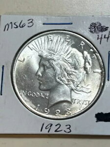 1923N P BU GEM PEACE Vo[h UNC MS+++ čǃRC - ኱̒WF