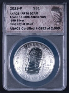 2019�N �A�|��11�� �V���o�[�h�� - ANACS PR70 - ���s���� - BB852