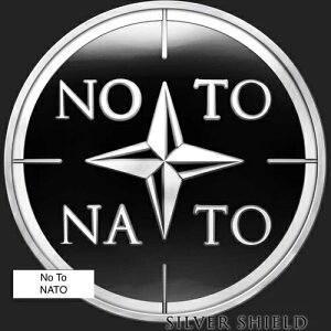 1�I���X 2025 NO TO NATO �V���o�[�V�[���h �~�j�~���g �v���[�t .999 �V���o�[ ��s�̔�