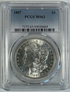 1887N K 1hd PCGS MS 63