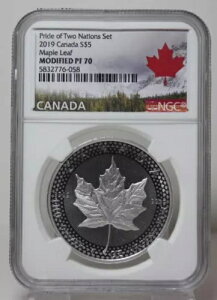NGC 2019 �J�i�_ $5 .9999 ���⃁�[�v�����[�t ���f�B�t�@�C�h PF70 [122GRA]