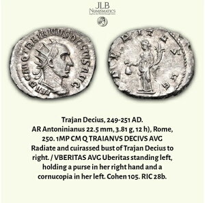 �g�����k�X�E�f�L�E�X�A���� 249 �` 251 �N�B�V���o�[�E�A���g�j�j�A�k�X�A�f�G�ȏё���A�E�x���^�X RIC 28b