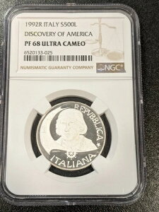 1992N PF68 EgJI C^A Vo[ 500 NGC KM 150 RoX AJ