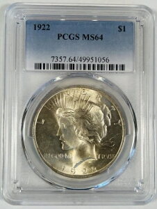 1922Ns[XVo[1hRC PCGS MS 64