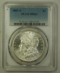1881-S čK 1hd PCGS MS-63 (T) 12