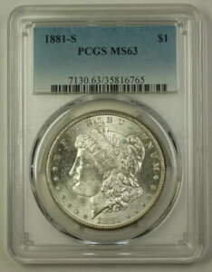 1881-S �č������K����� 1�h���d�� PCGS MS-63 (G) 12