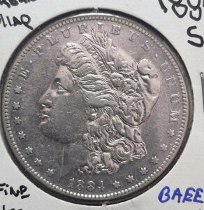 1884�N S �����K�� �_���[ - VF+-XF - Very Fine Plus-Extra Fine BAEE
