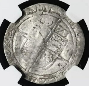 イングランド女王エリザベス1世 1578年 6ペンス 6ペンス 1558-1603年 銀貨 S-2572、NGC